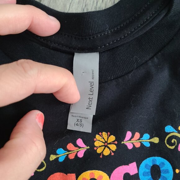 Disney Pixar Coco Kids Graphic T-Shirt Black Size XS (4/5) - Picture 7 of 8